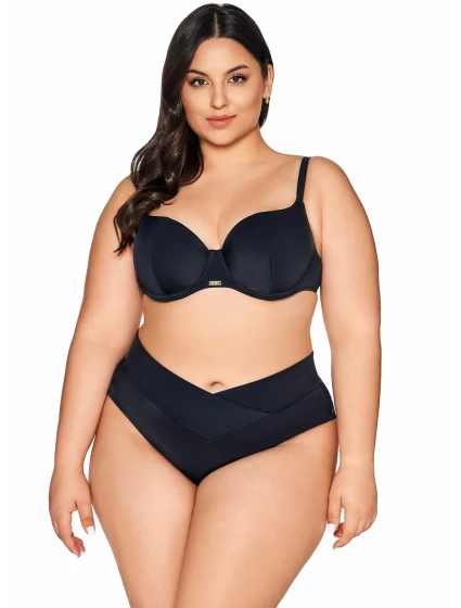 Plavecká podprsenka s polovičnými košíčkami Ava SK 313 Black