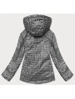 Oboustranná černá dámská bunda s kapucí model 17099273 - S'WEST