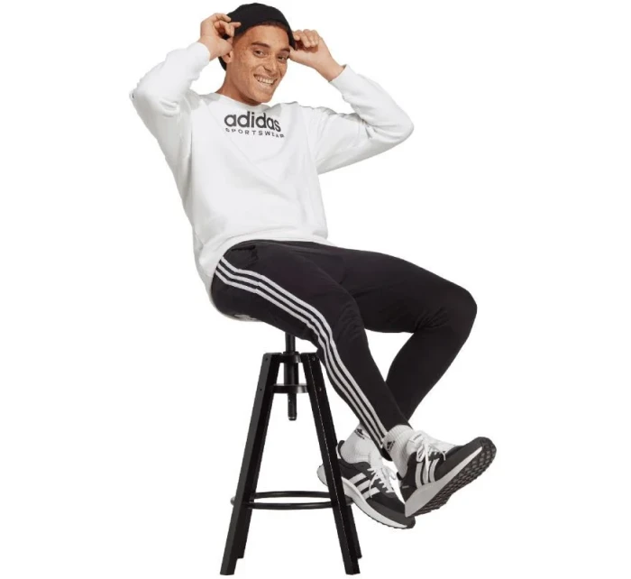 Kalhoty Essentials Single Jersey Tapered Open 3Stripes M model 19575500 - ADIDAS Kalhoty Essentials Single Jersey Tapered Open 3Stripes M model 19575500 - ADIDAS