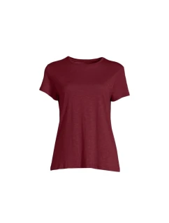 CASALL Soft Texture Tee červená spoločenská košeľa