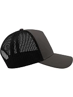 Rapper Cotton 5 panelová Trucker kšiltovka dark grey/black model 22542214 - Atlantis Headwear Rapper Cotton 5 panelová Trucker kšiltovka dark grey/black model 22542214 - Atlantis Headwear