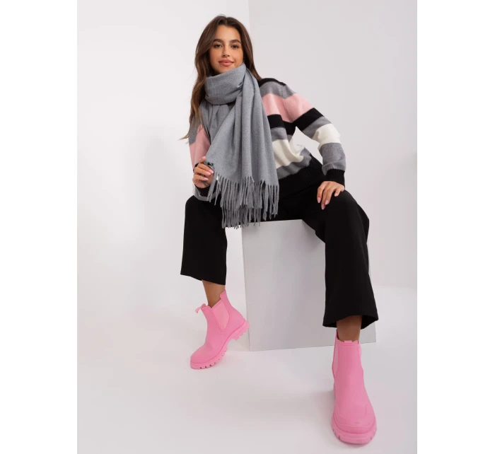 Šatka AT SZ 23185.73P tmavo sivá