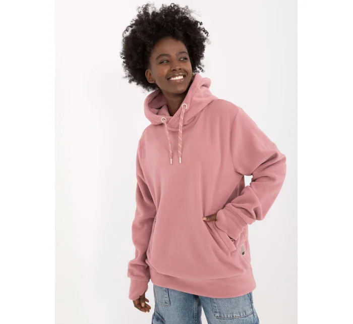 Mikina D20005M02627B2 tmavoružová Mikina D20005M02627B2 tmavoružová