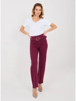 Spodnie IT SP model 22013837 ciemny czerwony - FPrice