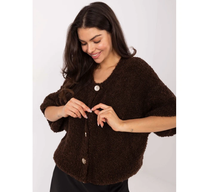 Sveter IT SW 72987.00 tmavohnedý Sveter IT SW 72987.00 tmavohnedý