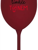 Nepozeraj sa na mňa s odtieňom - vínový pohár na víno 350 ml