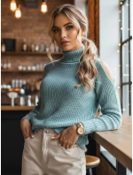 Dámský svetr zelený Dstreet model 21967054 - FashionStreet