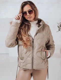 FashionStreet béžová dámska bunda TY4238