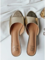 zlaté dámské žabky Dstreet model 21990167 - FashionStreet