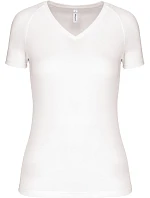 PA 477 Dámské sportovní tričko s výstřihem do V model 22513220 white - Kariban ProAct