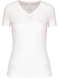 PA 477 Dámské sportovní tričko s výstřihem do V model 22513220 white - Kariban ProAct