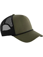 Beechfield B 633 5 panelová Trucker kšiltovka "Rope" 53.0633 military green/black Beechfield B 633 5 panelová Trucker kšiltovka "Rope" 53.0633 military green/black