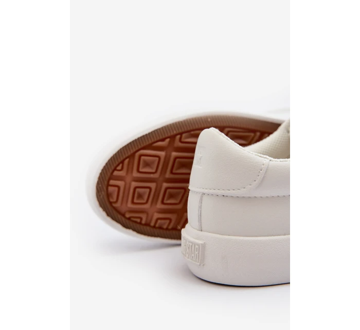 Dziecięce Trampki Na Rzepy Big Star NN374007 Białe Dziecięce Trampki Na Rzepy Big Star NN374007 Białe