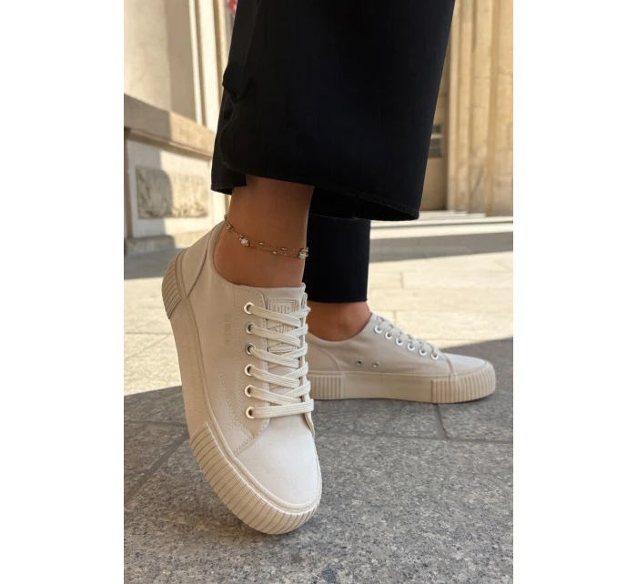 Dámské Textilní Tenisky Big Star model 21693225 Béžové - Big Star Shoes