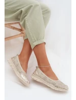 Bežové baleríny model 22027759 - EVENTO