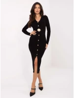 Sukienka PM SK model 21365549 czarny - FPrice Sukienka PM SK model 21365549 czarny - FPrice