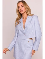 M853 Orezaná bunda - svetlomodrá