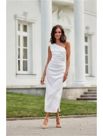 Večerní šaty model 20686770 krémové - Roco Fashion