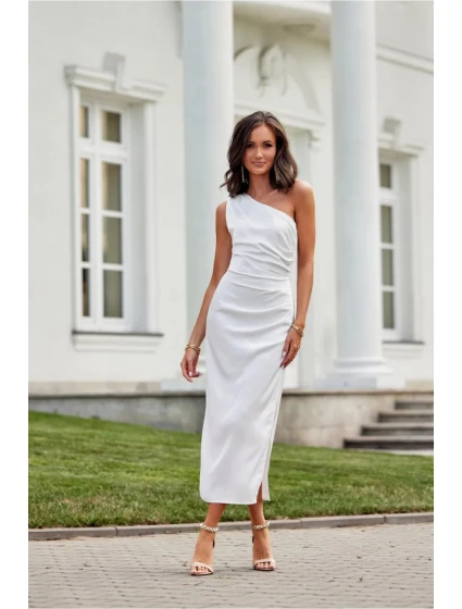 Večerní šaty model 20686770 krémové - Roco Fashion