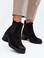 Dámske topánky XJ-818A black - Krok vo veľkom štýle