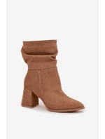 Topánky na podpätku model 220195 Step in style