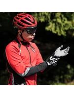 Zateplené cyklistické rukavice Rockbros, dlhé, veľkosť: XXL - čierno-šedé