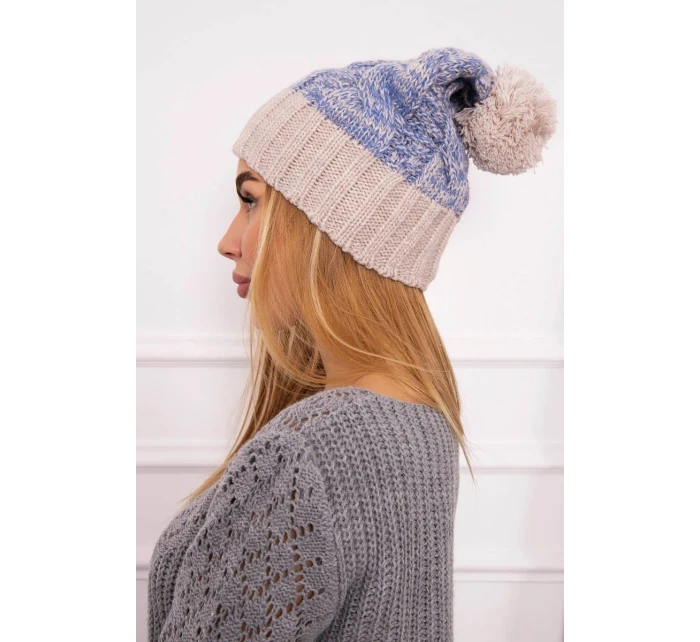 Paris fleecová čepice světle model 18750775 - K-Fashion Paris fleecová čepice světle model 18750775 - K-Fashion