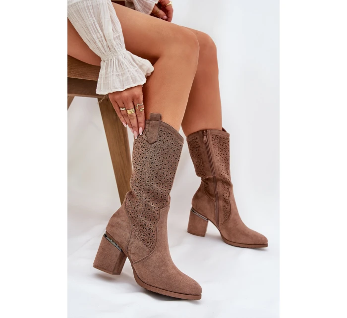 Kozačky Do   Hnědé model 21686947 - S.Barski