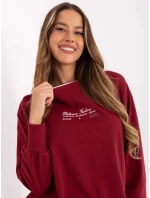 Bluza RV BL model 21320029 bordowy - FPrice Bluza RV BL model 21320029 bordowy - FPrice