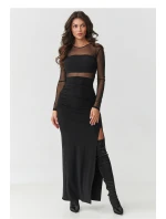 Dlhé šaty model 218306 Makadamia