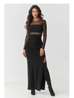 Dlhé šaty model 218306 Makadamia