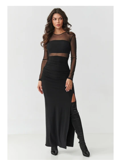 Dlhé šaty model 218306 Makadamia