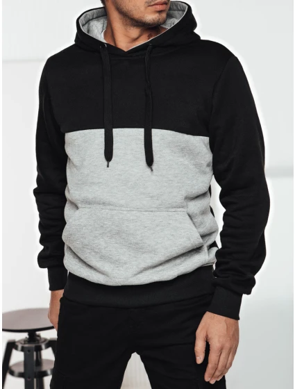Pánská mikina s kapucí černá Dstreet model 21979929 - FashionStreet