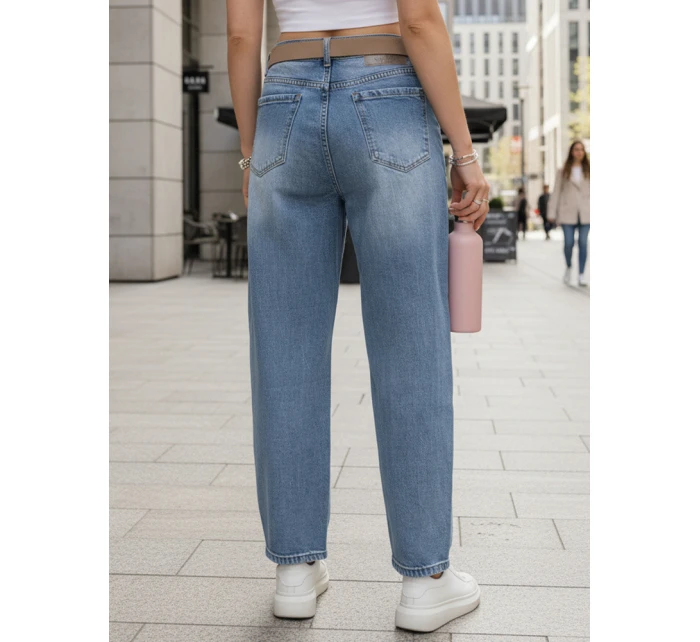 Dámské džínové kalhoty s páskem Dstreet model 21996330 - FashionStreet Dámské džínové kalhoty s páskem Dstreet model 21996330 - FashionStreet