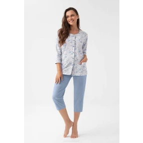 Luna 388 3/4 M-2XL Z25/26 dámske pyžamo bez zipsu Luna 388 3/4 M-2XL Z25/26 dámske pyžamo bez zipsu