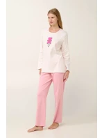 Vamp - Dámske bavlnené pyžamo s potlačou 21932 - Vamp