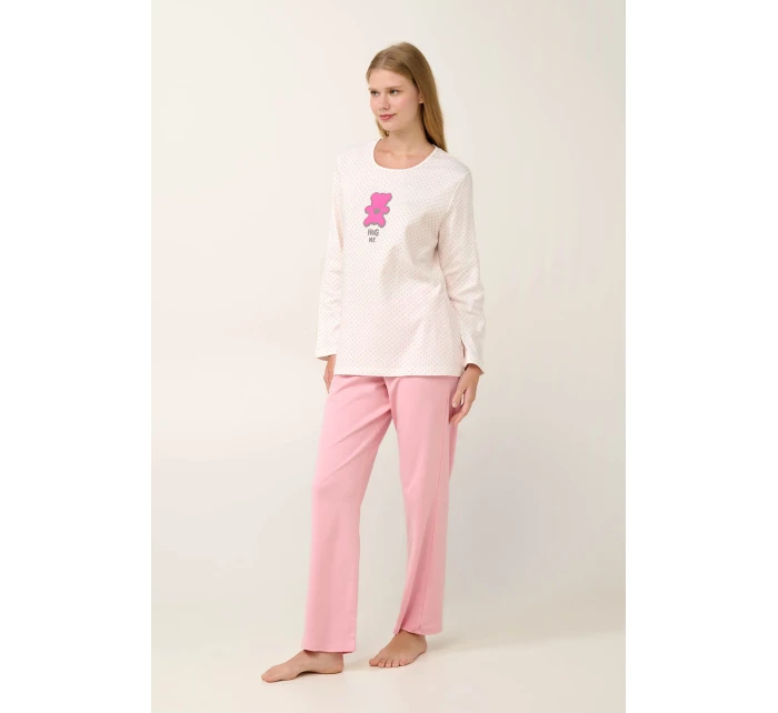 Vamp - Dámske bavlnené pyžamo s potlačou 21932 - Vamp