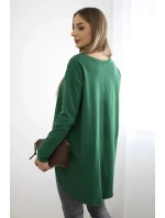 Dámska blúzka s orlom a zelenou farbou Canyon