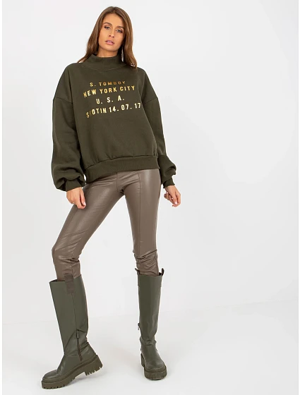 Mikina EM BL model 17802927 khaki - FPrice Mikina EM BL model 17802927 khaki - FPrice