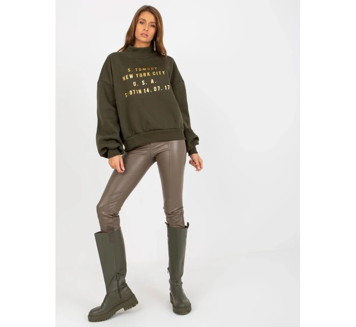 Mikina EM BL model 17802927 khaki - FPrice Mikina EM BL model 17802927 khaki - FPrice