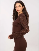 Jumper PM SW YIS1077.83 hnedý Jumper PM SW YIS1077.83 hnedý