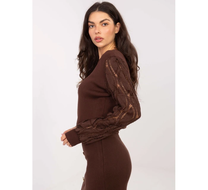 Jumper PM SW YIS1077.83 hnedý Jumper PM SW YIS1077.83 hnedý