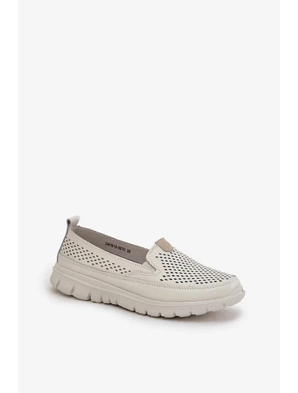 Mokasiny model 21133314 krémové Step in style - SWEET SHOES