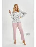 3451 DÁMSKE DLHÉ PYŽAMO MARTINA M-XL