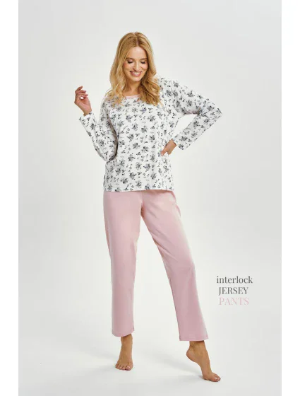 3451 DÁMSKE DLHÉ PYŽAMO MARTINA M-XL