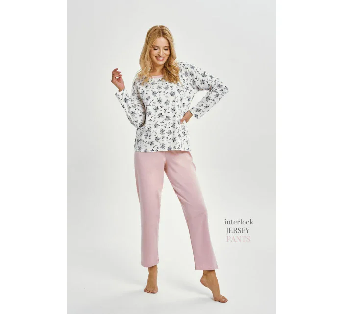 3451 DÁMSKE DLHÉ PYŽAMO MARTINA M-XL