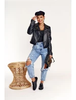 Damskie Skórzane Trampki Big Star Czarne V274871 Damskie Skórzane Trampki Big Star Czarne V274871