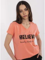 T shirt CLM TS model 21116928 koralowy - FPrice
