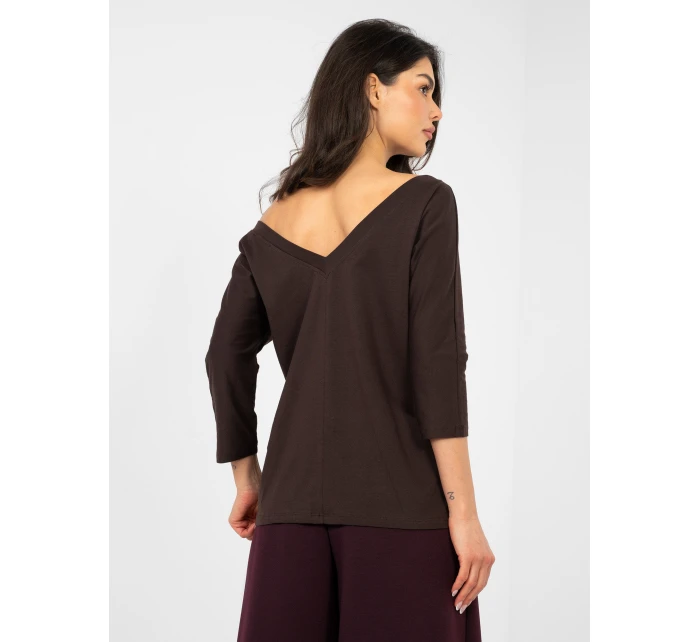 Blúzka RV BZ A1189.24 tmavohnedá