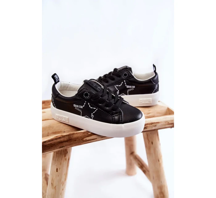 Dětská sportovní obuv Šněrovací Big Star KK374223 Černe